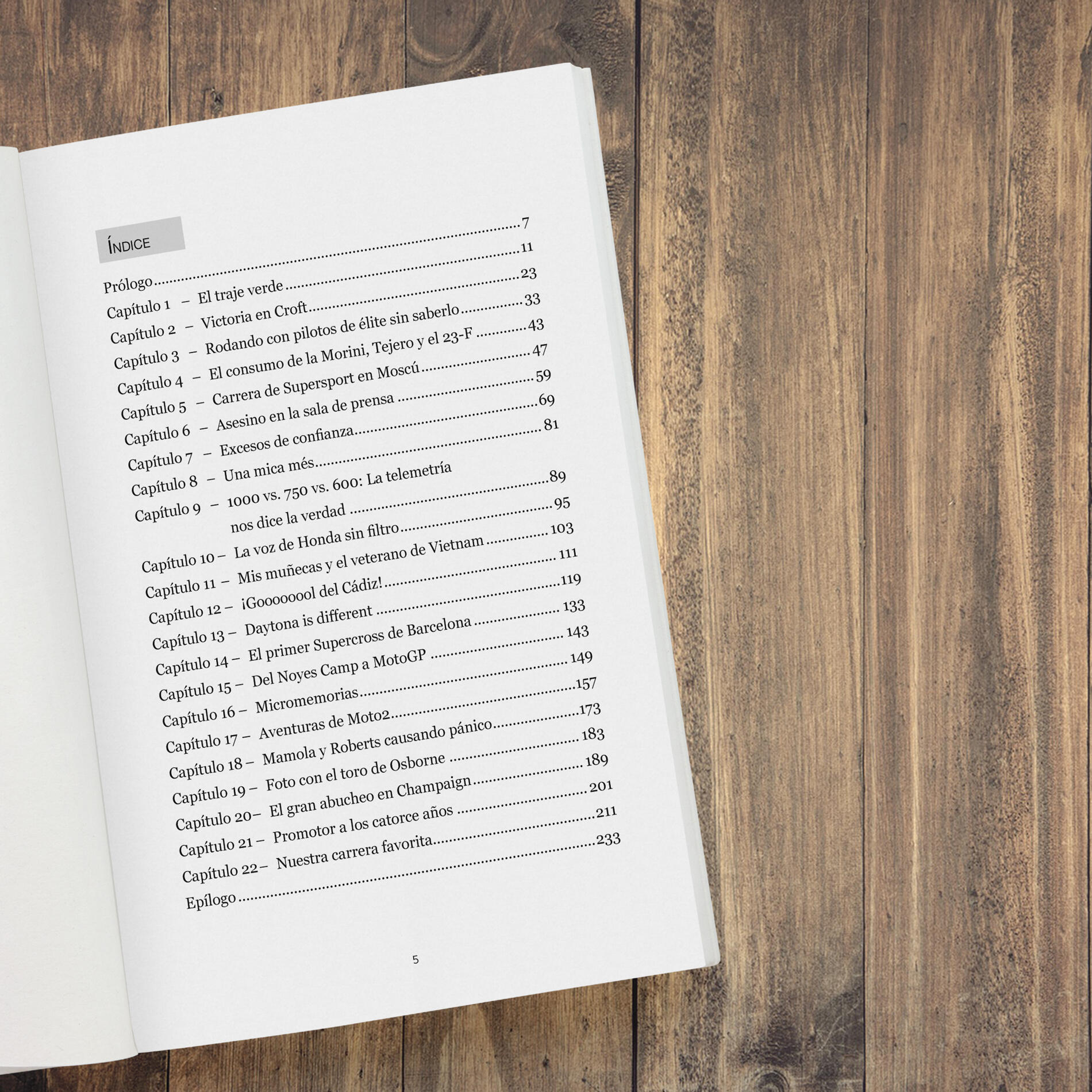 Moto Hazañas interior